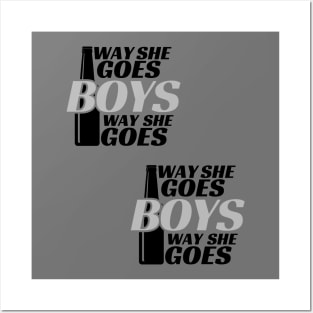 Trailer Park Two Pack Way She Goes Boys Stickers Posters and Art